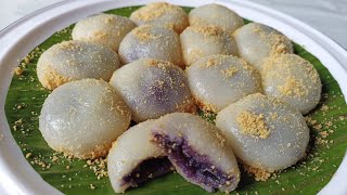 Sarap Pala Pag Ginawa Mo Ito Sa Glutinous Rice Flour Ube Tikoy Balls [upl. by Hareehat778]