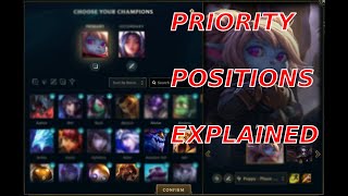 How to Choose Priority Positions for quickplay  Beginner Guides to League of Legends Ep 6 [upl. by Ramberg]