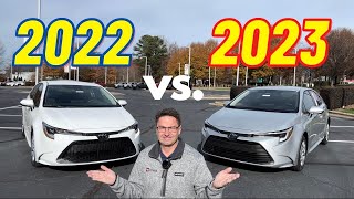 2023 Corolla vs 2022 Corolla You Decide Who Wins [upl. by Rephotsirhc]