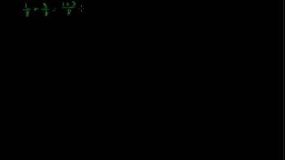 Adding amp Subtracting Fractions with Like Denominators [upl. by Tremann185]