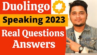 Duolingo Recent Speaking Questions amp Answer For 13 Mins amp 30 Seconds 2023 [upl. by Thom]