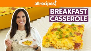 How to Make Easy Breakfast Casserole  Get Cookin  Allrecipes [upl. by Navak]