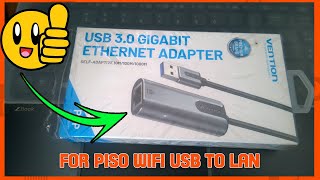 💾 Vention USB to LAN 3 0 Gigabit Adapter for Piso Wifi Review High Quality Branded USB to LAN [upl. by Gitlow768]