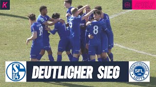 Klare Sache für die Gastgeber  FC Schalke 04 U23 – VfL Sportfreunde Lotte Regionalliga West [upl. by Weisman633]