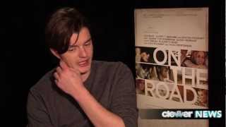 Sam Riley Talks Chemistry with Kristen Stewart in On The Road  EXCLUSIVE INTERVIEW [upl. by Leavy]