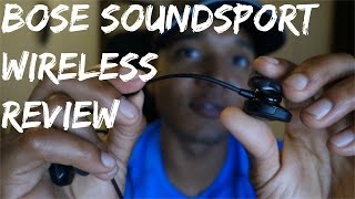 BOSE SOUNDSPORT WIRELESS REVIEW [upl. by Akihsar]