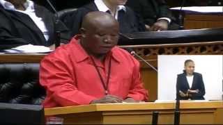 Julius Malema speech causes a stir in parliament [upl. by Skillern]