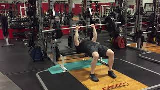 Close Grip TBench Chest Press with Eccentric Isometrics [upl. by Zelten]