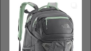 greyish North Face backpack [upl. by Sello]