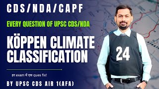 7 Ques Mei Koeppen Climate  For NDACDSCAPFAFCAT 1 2025  By Upsc Cds Air 1  With PYQs [upl. by Adnarrim933]