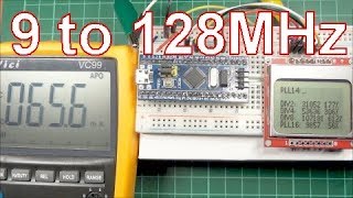 STM32 underclocking overclocking and impact on power consumption [upl. by Sudhir]