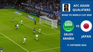 SAUDI ARABIA VS JAPAN  AFC ASIAN QUALIFIER [upl. by Hammerskjold]