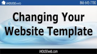 Changing Your Websites Template  November 2024 [upl. by Nivled]