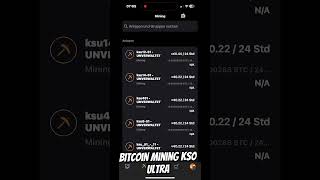 Bitcoin mining ks0 Ultra bitcoin ks0 kaspacoin kaspaminer miner deutschland germany nicehash [upl. by Marketa]