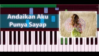 Andaikan Aku Punya Sayap Piano Tutorial [upl. by Brianne]