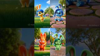 ❤ Amazing Fusion of Inside Out and the Rabbit 😍 insideout2 fusion insideout rabbit cuteanimals [upl. by Salokcin857]