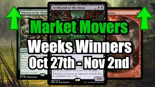 MTG Movers Of The Week Oct 27  Nov 2nd  Marvel Secret Lair Cards Moving The Needle Up [upl. by Nottnerb]