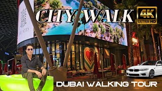 Dubai City Walk 4k Walking Tour [upl. by Konstantine]