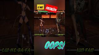 li mei vs liu kang mortal combat unchained fatality hara kiri harakiri [upl. by Grete]