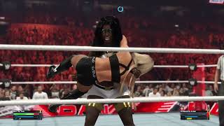 WWE 2K24  MyRise Unleashed  Down With The Queen [upl. by Llenral]