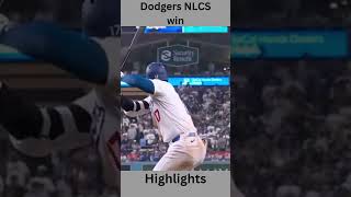 Dodgers NLCS win mlbhighlights baseball sportsAGT [upl. by Ueih]