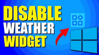 How To Disable Weather Widget Windows 11 Quick amp Easy [upl. by Esalb943]