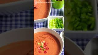 Easy Spanish Gazpacho  Authentic Spanish Gazpacho Andaluz Recipe [upl. by Yarrum]