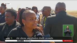 Air show aerobatics thrill crowds in Polokwane [upl. by Ahsilet388]