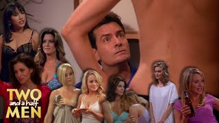 Supercut Charlie’s Many Stunning Angels  Two and a Half Men [upl. by Eidderf]