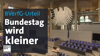 Wahlrechtsreform teilweise verfassungswidrig  BR24 [upl. by Aral]