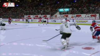 2K HOCKEY presents 2K10 STANLEY CUP FINAL Dallas vs Montreal game 7 1st period [upl. by Nwad172]