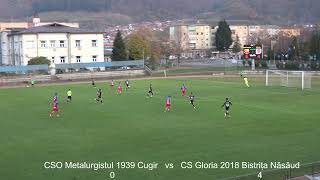 LIVE  FRF  Liga 3  CSO Metalurgistul 1939 Cugir vs CS Gloria 2018 Bistrița Năsăud  Repriza 2 [upl. by Nyvlem485]