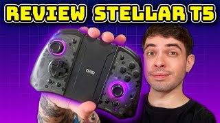 Comprei o Joypad o QRD Stellar T5 Unboxing e Review [upl. by Ajile]