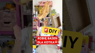 🆘ROBIĘ BASEN DLA KOTKA diy craft youtubecreatorcommunity ivoadventures diy cats catlover [upl. by Lyrak]