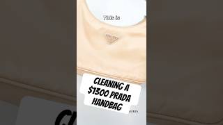 1300 PRADA Handbag Cleaned By Hand diy laundry prada [upl. by Yxel]