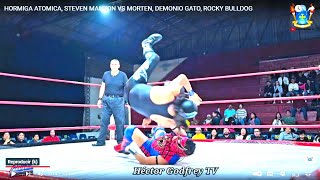 HORMIGA ATOMICA STEVEN MANSON VS MORTEN DEMONIO GATO ROCKY BULLDOG [upl. by Tini402]