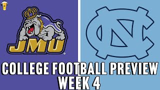 James Madison Dukes vs North Carolina Tar Heels Prediction  Week 4 College Football  92124 [upl. by Anor]