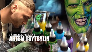 Noire Ink presents Artem Tsytsylin  The Mask Tattoo [upl. by Becket933]