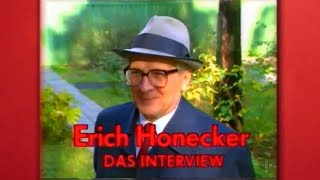 ERICH HONECKER Schuld am Untergang der DDR war das Volk Interview 1991 [upl. by Yllac869]