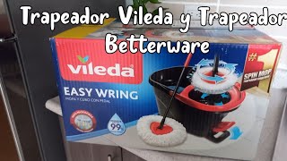 Trapeador Vileda y Trapeador Betterware vlog mama casa limpieza vileda betterware [upl. by Audrie]