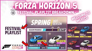 FORZA HORIZON 5FULL Festival playlist breakdownFIRST lookNEW point systemHow to completerewards [upl. by Leirza99]