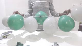 COMMENT REALISER UN NUAGEARCGUIRLANDE DE BALLONS [upl. by Varipapa]