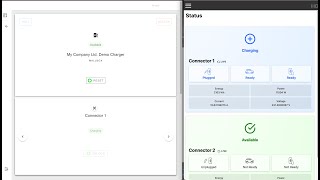 OCPP Management System 20 Test charging with MicroOcpp simulatorr [upl. by Ayimat124]