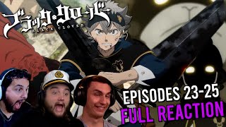 Capital Catastrophe  Black Clover Season 1 Episodes 2325 REACTION [upl. by Nalyk461]