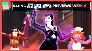 RATING WEEK 6 OF JUST DANCE 2025 PREVIEWS  Padam Padam In Your Eyes DubiDubiDu… [upl. by Releyks]