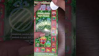 Scratcher Day 6 scratchtowincash scratchers texaslotteryscratchoffs holidayswithshorts [upl. by Renrag]