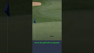 Surely the golf ball was hacked shorts golf sports [upl. by Adnuhsal]