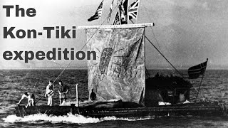 7th August 1947 KonTiki expedition ends when the raft smashes into a reef at the Raroia atoll [upl. by Weyermann]