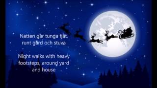 Natten går tunga fjät Sankta Lucia  ENGLISH TRANSLATION [upl. by Kev]