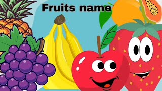 Fruits name fruits name for kids fruits name songNursery rhymes [upl. by Rica]